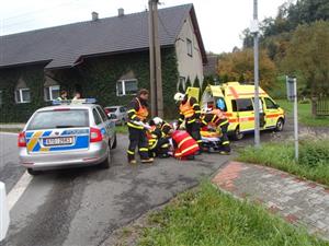 Jednou z nehod, k níž vyjížděli kopřivničtí dobrovolní hasiči v posledním kvartálu loňského roku, byla havárie, při které osobní auto sjelo ze silnice a narazilo do budovy.
FOTO: TOMÁŠ BARTOŇ