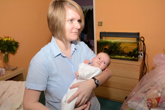 Vendulka Střalková se letos stala nejen prvním kopřivnickým novorozencem, ale také prvním miminkem roku 2015 novojičínské nemocnice.
FOTO: DAVID MACHÁČEK