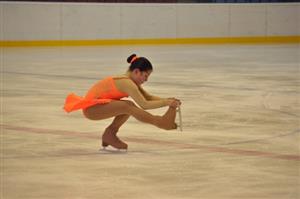 Marice Demlové (FSC Kopřivnice) se volná jízda vcelku povedla a na VC Kopřivnice obsadila v kategorii nejmladších žaček 17. příčku. 
FOTO: KRISTINA ČABLOVÁ