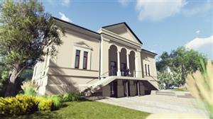 Vizualizace budoucí podoby zrekonstruované Ringhofferovy vily v parku E. Beneše. Stavební práce na historickém objektu by měly začít na přelomu května a června.
REPRO: ATRIS