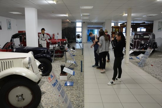 Součástí programu výměnného pobytu v Kopřivnici byla i prohlídka Technického muzea Tatra.
FOTO: DAVID MACHÁČEK