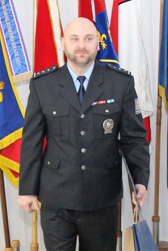 Oceněný policista Martin Bár.
FOTO: PČR