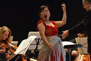 Soyung Yu byla jednou z devíti operních sólistů, kteří se představili v programu Mezinárodního koncertu v Katolickém domě.
FOTO: DAVID MACHÁČEK