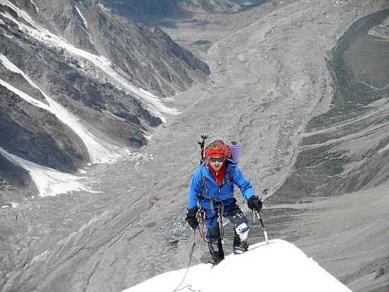 Pavel Kořínek kvůli počasí Nanga Parbat v roce 2012 nepokořil, letos však s Leošem Hustákem polezou dosud nikým nezdolanou trasou.
FOTO: ARCHIV PAVLA KOŘÍNKA

