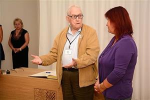 Bernard Hugo, čestný starosta francouzského partnerského města Trappes, Kopřivnici naposledy navštívil letos v srpnu v rámci oficiálních oslav jejího povýšení.   
FOTO: DAVID MACHÁČEK
