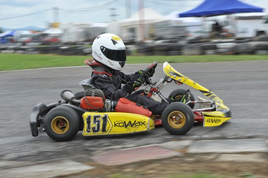 Dominik Lichnovský z Vlčovic letos závodí v kategorii Easy 60 prvním rokem, ale i přesto stál několikrát na stupních vítězů.
FOTO: JOSEF KALIS