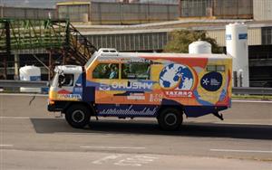 Minulou středu se v Kopřivnici představila expediční Tatra kolem světa 2. Vůz se speciální nadstavbou byl médiím odhalen na půdě technického muzea a následně na polygonu automobilky Tatra Trucks.
FOTO: DAVID MACHÁČEK