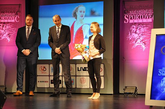 Jedním z oceněných sportovců novojičínského okresu byla i kopřivnická krasobruslařka Klára Štěpánová, účastnice nedávného mistrovství Evropy.
FOTO: KRISTINA ČABLOVÁ
