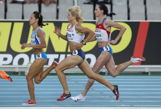 Barcelonská dráha přinesla atletce Lence Masné (č. 4) dosud největší úspěch kariéry. Ve finále ME na 800 m doběhla na skvělém 6. místě.
FOTO: ALEŠ GRÄF