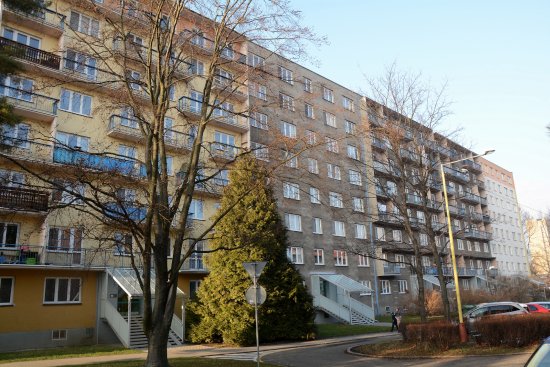 Plánovaná rekonstrukce by měla sjednotit fasádu bloku domů na ulici Dukelské. Vizuální podobu po opravách firma konzultovala s městskými architekty.
FOTO: DAVID MACHÁČEK