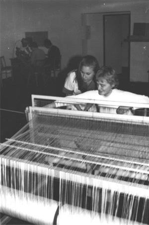 V Kopretině ve Vlčovicích se k ergoterapii klientů využívaly tkalcovské stavy.
FOTO ARCHIV: DAVID MACHÁČEK