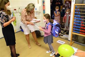 Nejvíc prvňáčků vstoupilo 1. září do tříd v Základní škole 17. listopadu. Nejmladší kopřivnická škola letos oslaví už 30 let svého fungování.
FOTO: DAVID MACHÁČEK