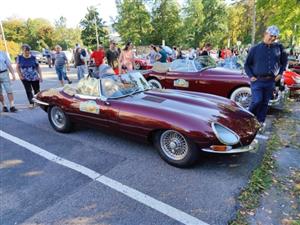 Zhruba dvě desítky historických vozidel značky Jaguar byly k vidění minulý pátek odpoledne před zdejší radnicí. Kopřivnice byla jednou ze zastávek srazu milovníků této britské automobilky.
FOTO: DAVID MACHÁČEK