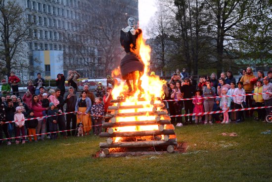 Premiérová filipojakubská noc v režii kopřivnického kulturního domu přilákala v sobotu do sadu E. Beneše stovky lidí. Ti si užili nejen šermířská a kejklířská vystoupení a koncerty, ale i symbolické pálení čarodějnic.
FOTO: DAVID MACHÁČEK