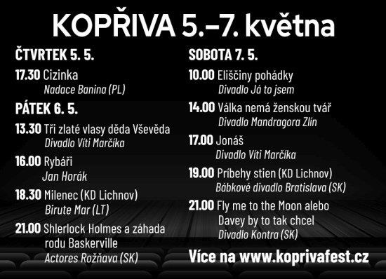 Kopřiva - program