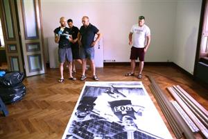 V prostorách Šustalovy vily se aktuálně pracuje na instalaci nové expozice Dany a Emila Zátopkových.
FOTO: DAVID MACHÁČEK