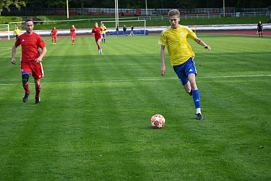 Unikající kopřivnický útočník Tomáš Socha, který si dalším hattrickem v duelu proti Jeseníku n. O. pojistil pozici nejlepšího střelce soutěže.
FOTO: LUKÁŠ BUKOVJAN
