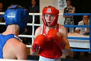 Daniel Leiter byl jedním ze tří místních boxerů, kteří se postavili do ringu v rámci utkání Národní ligy boxu MS oblasti.
FOTO: DAVID MACHÁČEK