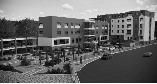 Vizualizace budoucí podoby domova seniorů Duha v Novém Jičíně. Jeho kapacita se po aktuální přístavbě navýší o 30 lůžek. 
FOTO: DAVID MACHÁČEK