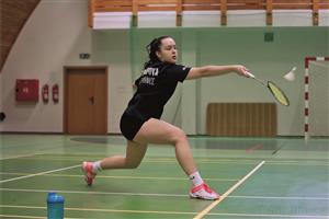 Hráčka BK Kopřivnice Lucie Skařupová ve třetím kole I. ligy přispěla bodem v souboji s Dobruškou i bodem s Klimkovicemi B. FOTO: EVA HANZLOVÁ