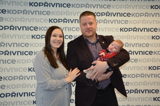 Matyáš je 1. občánek města Kopřivnice 2024