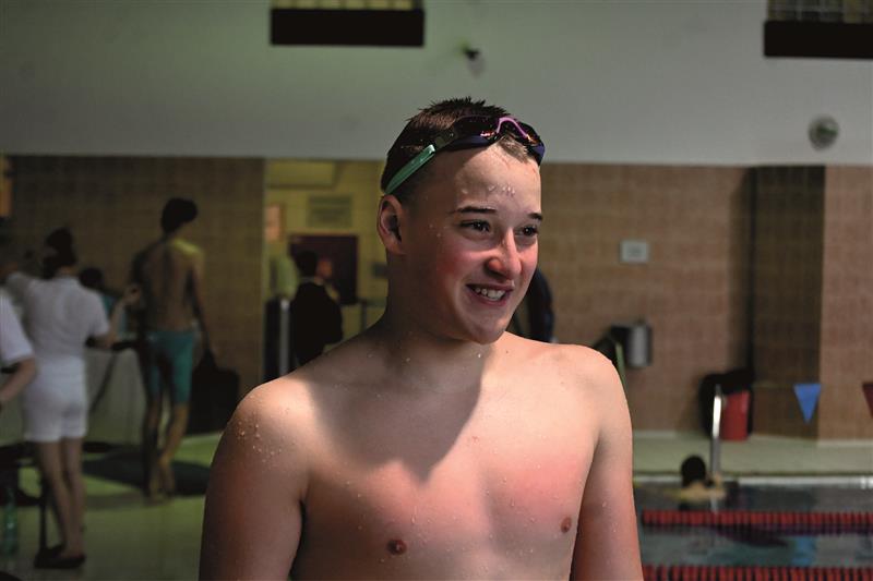 Plavec SK Kopřivnice a také úspěšný český mládežnický reprezentant Jiří Zátopek. FOTO: MAREK HAVRAN