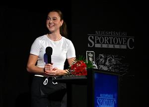 Cenu pro absolutního vítěze ankety Nejúspěšnější sportovec roku 2024 okresu Nový Jičín převzala Adéla Tkáčová