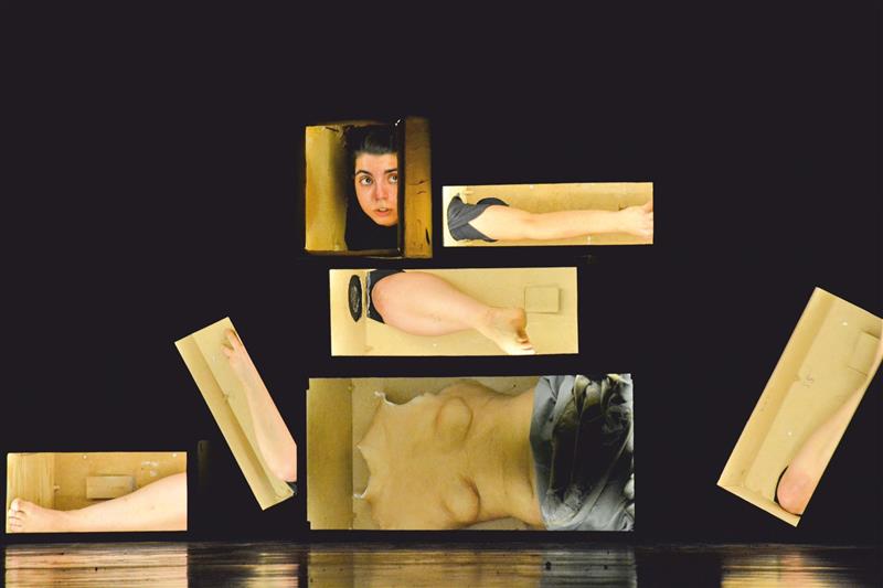 Jedním z nejpůsobivějších představení letošního ročníku Kopřivy byla jevištní báseň Hic Sunt Dracones jihočeského Divadla Continuo