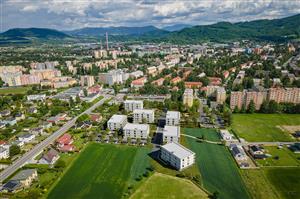 Vizualizace zástavby v lokalitě Západ tak, jak ji navrhla vítězná společnost JTA exklusive.